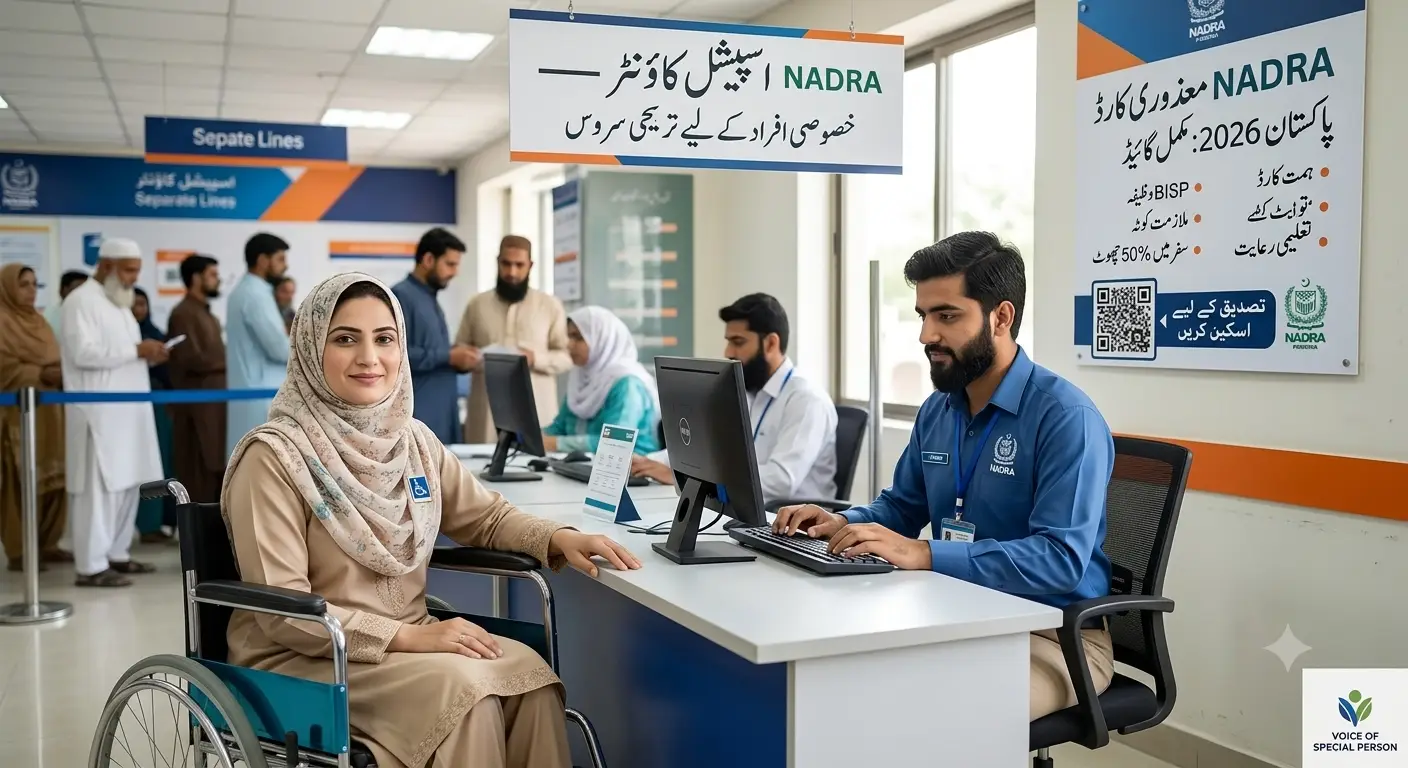 NADRA Disability Card Pakistan 2026: How to Apply & Benefits.